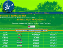 Tablet Screenshot of fdlmiraclemile.com